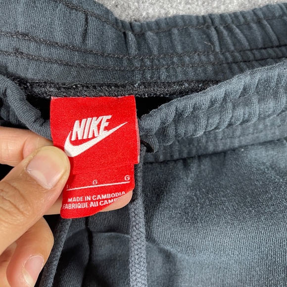 Nike Tech Fleece Pants Black Jogger Pull on Drawstring Faded Mens Large #1181 - Picture 4 of 10